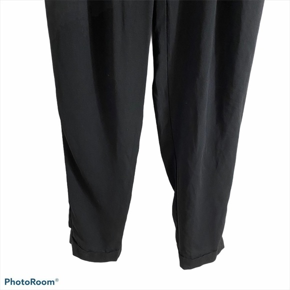 Loft Skinny Leg Cuffed Black Dress Pants Marisa 0T - Picture 2 of 10